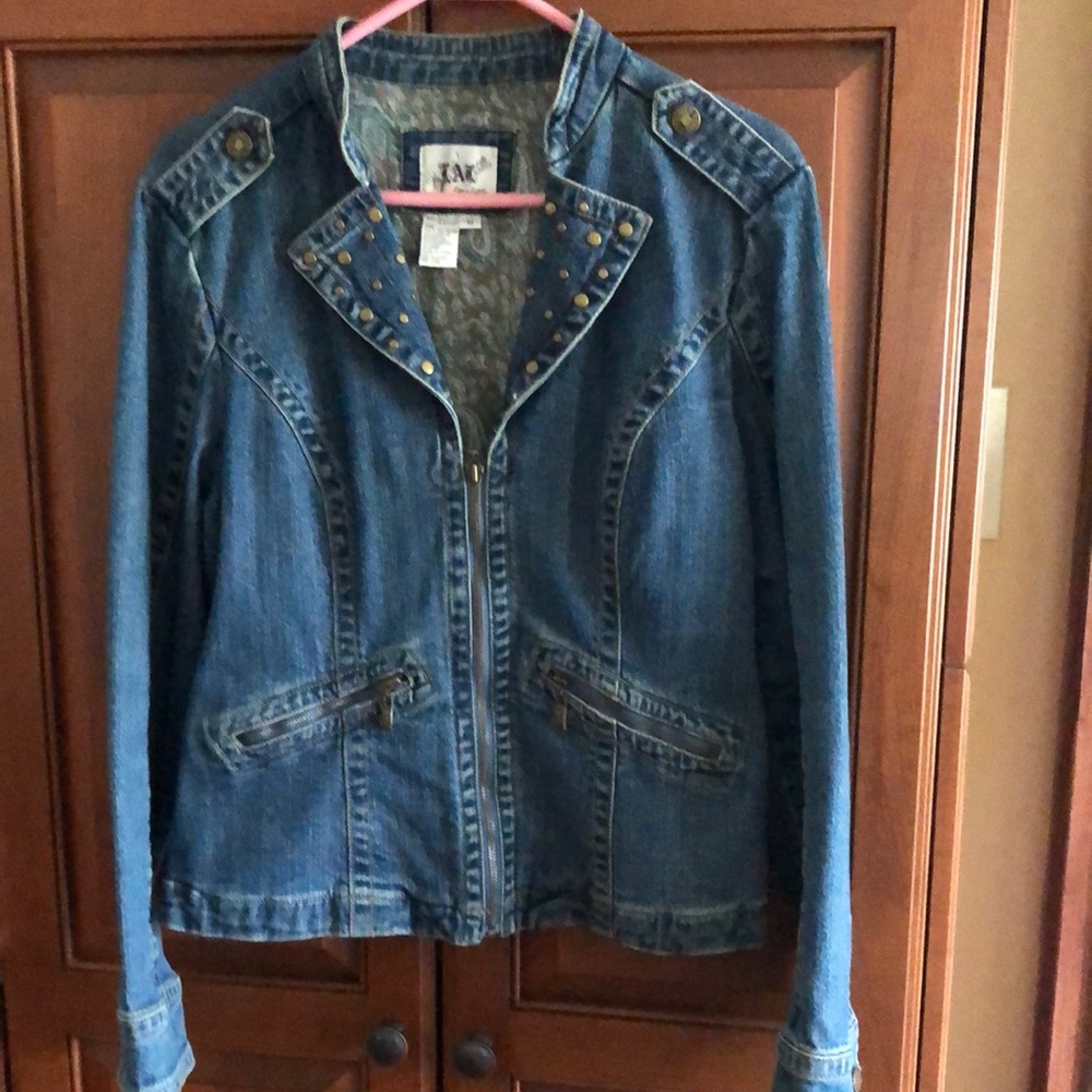LAL Denim Studded Jacket
